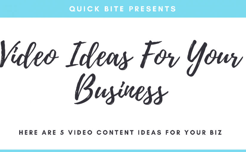 Video Tips for Your Business
