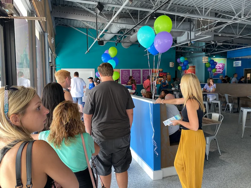 We Used Social and Paid Media to Drive Over 300 New Customers To The Grand Opening of a New Franchise Concept.